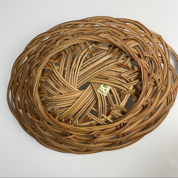 Set of 3 VTG Baskets Boho Basket Wall Home Decor - Picture 4 of 16